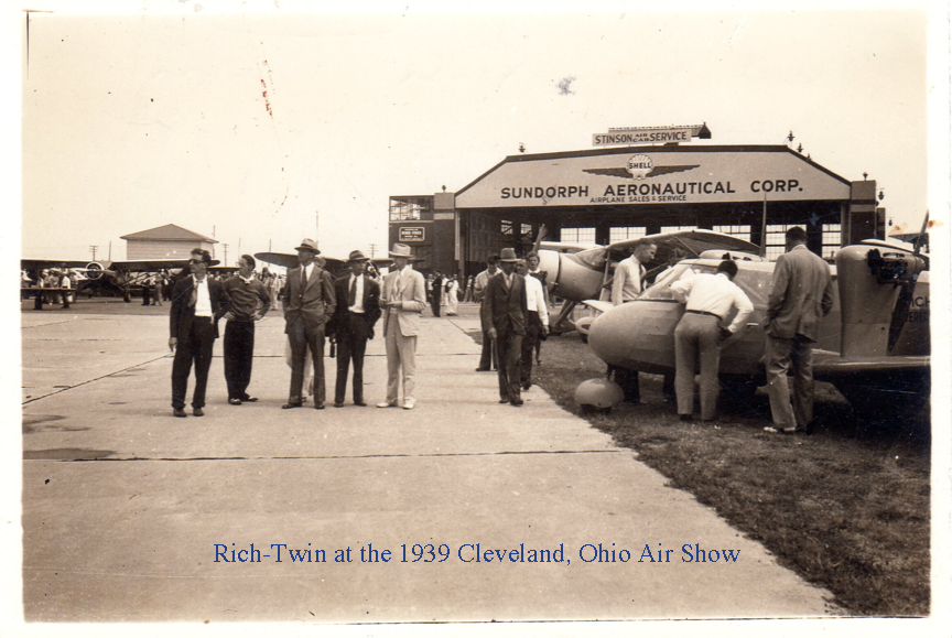 The Rich-Twin at the 1939 Cleveland Air Show